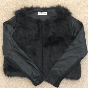 Fur Leather Jacket